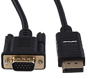 Кабель DP/VGA 1.8M 00-00027497 BLACK GOPOWER