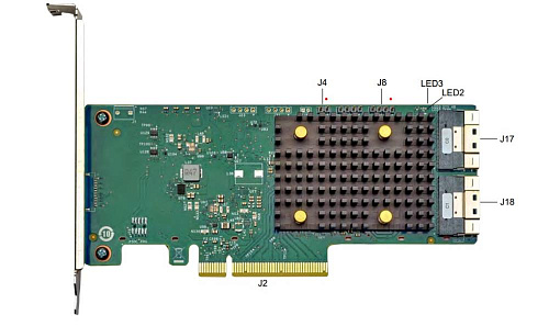 RAID-контроллер BROADCOM Рейд контроллер SAS PCIE 12GB/S 9500-16I 05-50077-02