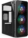 корпус для ПК без БП/ CASE HIPER HG-C103RGB EREBOS (ATX, SPCC0.5, USB 3.0+USB2.0, Front 3x120mm RGB Fan, Black)