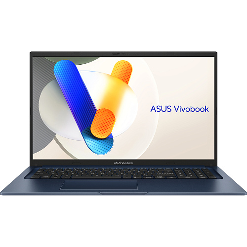 Ноутбук/ ASUS X1704ZA-AU343 17.3"(1920x1080 (матовый) IPS)/Intel Core i5 1235U(1.3Ghz)/16384Mb/512PCISSDGb/noDVD/Int:Intel Iris Xe Graphics/Cam/BT
