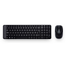 Клавиатура+мышь Logitech Wireless Desktop MK220 (Keybord&mouse), USB, Black, Rus/Eng, [920-003169]