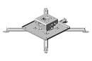 [PR5XL-W] Универсальное потолочное крепление Wize Pro [PR5XL-W] для проектора с микрорегулировками, макс.расстояние между крепежными отверстиями 777мм