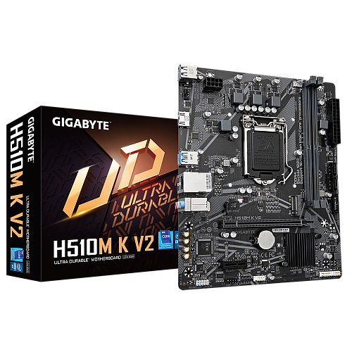 Материнская плата/ MB GIGABYTE INTEL H470 s1200, 2xDDR4(64GB), HDMI 1.4, 1xPCIe 3.0x16, 1xPCIe 3.0, 1xLAN, 2xSATA 6Gb/s, 1xM.2, 2xUSB 3.2, 4xUSB 2.0,