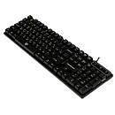 Клавиатура KG-23U BLACK Nakatomi Gaming - игровая с RGB-подсветкой, USB, черная