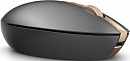 Мышь HP Spectre Rechargeable Mouse 700 темно-серый/золотистый лазерная (1600dpi) silent беспроводная BT/Radio для ноутбука (4but)