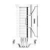 Кулер для процессора/ PCCooler RZ400 V2 WH (230W, 4-pin PWM, 155mm, Al/Cu, 4x6mm, 1x120mm, 86.73CFM, 32dBA, 2200RPM, S: 1851/1700/1200/115X, AM5/AM4,