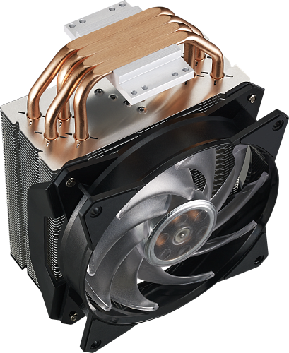Кулер для процессора/ Cooler Master MasterAir MA410P (150W, 4-pin, 158.5mm, tower, Al/Cu, RGB, fans: 1x120mm/66.7CFM/30dBA/2000rpm, 1200/115X/2066
