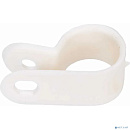 Rexant (07-4412) Скоба под винт 12мм, белая (50 шт/уп)