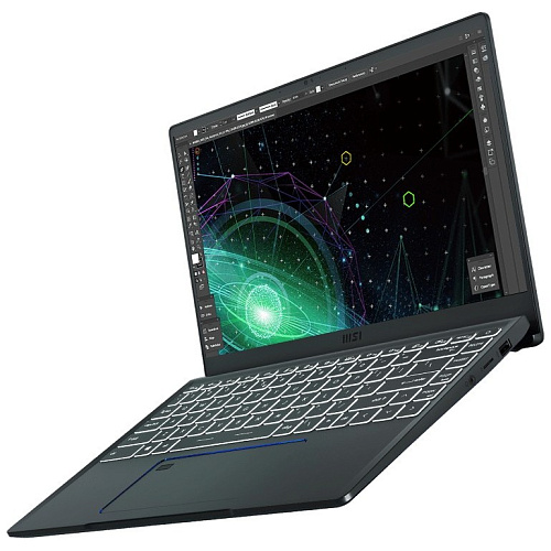 Ноутбук MSI Prestige 14 A11SC-078RU 14"(1920x1080 (матовый) IPS)/Intel Core i7 1195G7(2.9Ghz)/16384Mb/1024PCISSDGb/noDVD/Ext:nVidia GeForce