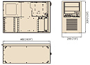 Компьютерный корпус IPC-7220-00C, ATX/mATX, 2 х 5.25", 1 х внешний 3.5", 1 х внутренний 3.5", 2 х USB 2.0, 2 х PS/2, без PSU
