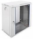Шкаф коммутационный ЦМО ШРН-ЭКОНОМ (ШРН-Э-12.350) настенный 12U 600x350мм пер.дв.стекл 85кг серый 300мм 15.84кг 180град. 608мм IP20 металл
