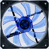 Вентилятор Digma DFAN-LED-BLUE 120x120x25mm черный/синий 3-pin 4-pin (Molex)23dB 115gr Ret