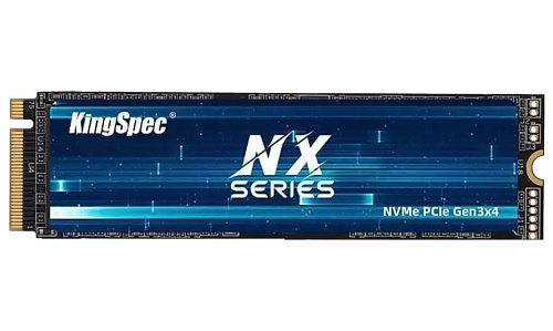 Твердотельный накопитель/ Kingspec SSD NX-2TB 2280, 2048GB, M.2(22x80mm), NVMe, PCIe 3.0 x4, 3D TLC, R/W 3500/3200MB/s, IOPs 380 000/320 000, TBW