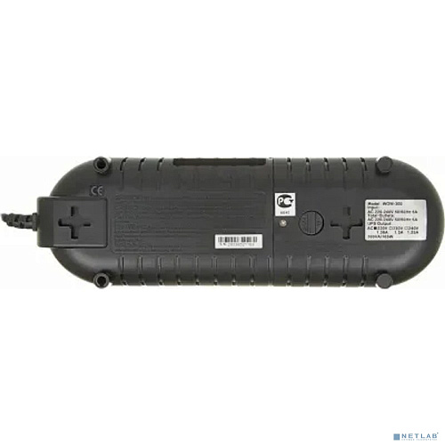 PowerCom WOW-300(A) ИБП {OffLine, 300VA/165W, Tower, 3xEURO} (41484)