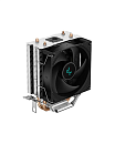 Кулер для процессора DEEPCOOL AG200 LGA1700/1200/115X/AM5/AM4 (36шт/кор, TDP 100W, PWM, Fan 92mm, 2 тепл.трубки прямого контакта) RET