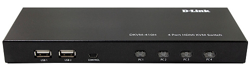 Коммутатор D-LINK Коммутатор/ DKVM-410H 4-port KVM Switch, HDMI+USB ports