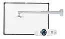 Интерактивный Комплект SuperSale доска IQBoard DVT T087 + проектор Infocus INV30 + крепление для проектора Wize WTH-140 (4 места)