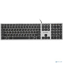 Клавиатура ноутбучного типа Gembird KB-8420,{USB, ножничный механизм, клавиши управления громкостью, 104 клавиши, кабель 1,5м}