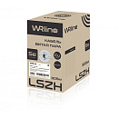 WRline Кабель витая пара экранированная F/UTP, категория 5e, 4 пары (24 AWG), одножильный, внутренний, LSZH, нг(A)-HF, серый, 305 м