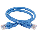Коммутационный шнур кат. 6 UTP PVC 2м синий