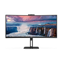 LCD AOC 34" CU34V5CW Black {VA curved 3440x1440 100Hz 1ms 178/178 300cd HDMI2.0 DisplayPort webcam)