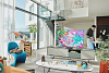 Телевизор QLED Samsung 75" QE75Q70BAUXCE Q темно-серый 4K Ultra HD 120Hz DVB-T DVB-T2 DVB-C DVB-S DVB-S2 USB WiFi Smart TV