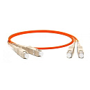 Hyperline FC-D2-50-SC/­PR-SC/­PR-H-2M-LSZH-OR Патч-корд волоконно-оптический (шнур) MM 50/­125, SC-SC, 2.0 мм, duplex, LSZH, 2 м