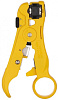 Инструмент зачистки Hyperline HT-352 для UTP/STP RF-59/6/11/7 (упак:1шт) желтый
