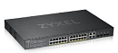 Коммутатор Smart L2 коммутатор PoE+ Zyxel NebulaFlex GS1920-24HPv2, rack 19", 24xGE PoE+, 4xCombo (SFP/RJ-45), бюджет PoE 375 Вт