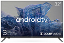Телевизор LED Kivi 32" 32H740NB черный HD 60Hz DVB-T2 DVB-C USB WiFi Smart TV