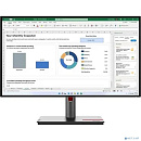 LCD Lenovo 27" P27h-30 ThinkVision черный {IPS 2560x1440 60Hz 6ms 16:9 1000:1 350cd 178/178 DVI HDMI DisplayPort HAS Pivot USB}