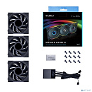 Lian Li G99.12TLLCD3B.R0 Комплект вентиляторов (3шт.) UNI FAN TL LCD 120 Black /12TLLCD3B/ 120х125х28мм (1.6” LCD дисплей, PWM, ARGB, 200-1900 об/мин,