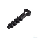 Rexant (07-4609) Дюбель-хомут 5-8мм, прямоугольный, черный (100 шт/уп)