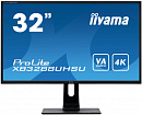 Монитор Iiyama 31.5" ProLite XB3288UHSU-B1 черный VA LED 3ms 16:9 HDMI M/M матовая HAS Pivot 3000:1 300cd 178гр/178гр 3840x2160 DisplayPort Ultra HD U