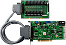 Многофункциональная плата Universal PCI с 32/16 каналами AI, 2 AO, 16 DI, 16 DO, 3 каналами таймер/счетчик (с дочерней платой DB-8225 и кабелем CA-371