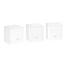Маршрутизатор Tenda MW3(3-pack) Двухдиапазонная Wi-Fi Mesh система АС1200 до 300 Мбит/с на 2,4 ГГц + до 867 Мбит/с на 5 ГГц, LAN 2x10/100 Мбит/с, 2 вс