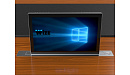 [WR-15B2 Touch (silver)] Моторизированный выдвижной двусторонний монитор Bond Twin 15,6", наклон 0°, толщина корпуса 34мм, габаритные/установочные раз