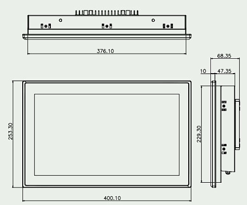 Панельный компьютер PPC2-CW156-ADLP-i5/8G