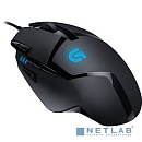 910-004067 Мышь Logitech G402 Hyperion Fury USB Optical & Fusion Engine, 240 - 4,000 dpi (G-package)