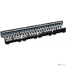 Cabeus PL-24-KJ-RJ45-Cat.6-180T Патч-панель 19" (1U), 24 порта RJ-45, категория 6, с задним кабельным организатором, безинструментный монтаж (арт.0335