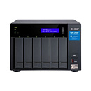 QNAP TVS-672XT-i3-8G Сетевое хранилище без дисков SMB 6-Bay NAS, Intel Core i3-8100T 4-core 3.1 GHz Processor, 8GB DDR4 RAM (max 32GB RAM), 6x 2.5"/3.