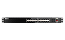 Коммутатор управляемый L3 10 Гбит/с c 24 портами 10 Гбит/с RJ-45, пропускная способность до 480 Гбит/с, стоечное исполнение.