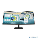 LCD HP 34'' P34hc G4 Curved Monitor {VA 3440x1440 178/178 60Hz 5ms 250cd 178/178 3500:1 8bit HDMI2.0 DisplayPort1.2 3xUSB3.2 USB-C3.2 AudioOut 2x3W VE