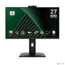 MSI Pro 27" MP275QPDG {IPS 2560x1440 100Hz 1ms 1300:1 250cd178/178 2xHDMI DisplayPort USB-C 4xUSB RJ-45 Speaker WebCam HAS Pivot} [9S6-3PC8CM-005]