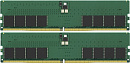Память DDR5 2x32GB 5600MHz Kingston KVR56U46BD8K2-64 Valueram RTL PC5-44800 CL46 DIMM 288-pin 1.1В dual rank Ret