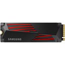 Твердотельный накопитель SSD M.2 2280 4TB Samsung 990 PRO with Heatsink MZ-V9P4T0GW PCIe Gen4x4 with NVMe, 7450/6900, IOPS 1600/1550K, MTBF 1.5M, Sams
