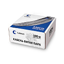 Cabeus FTP-4P-Cat.5e-SOLID-LSZH-100 Кабель витая пара экранированная FTP (F/UTP), категория 5e, 4 пары (24 AWG), одножильный, экран - фольга, LSZH, нг