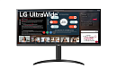 LG 34" 34WP550-B IPS LED , 2560x1080, 5ms, 250cd/m2, 1000:1 (Mega DCR), 178°/178°, 2*HDMI, HDR10, 75Hz, AMD FreeSync, HAS, VESA, Black 1 year