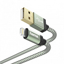 Кабель Hama 00187237 USB (m)-Lightning (m) 1.5м зеленый