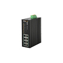SP5012FM-L2, промышленный управлямый L2, PoE, 8GE+4SFP 10Gb